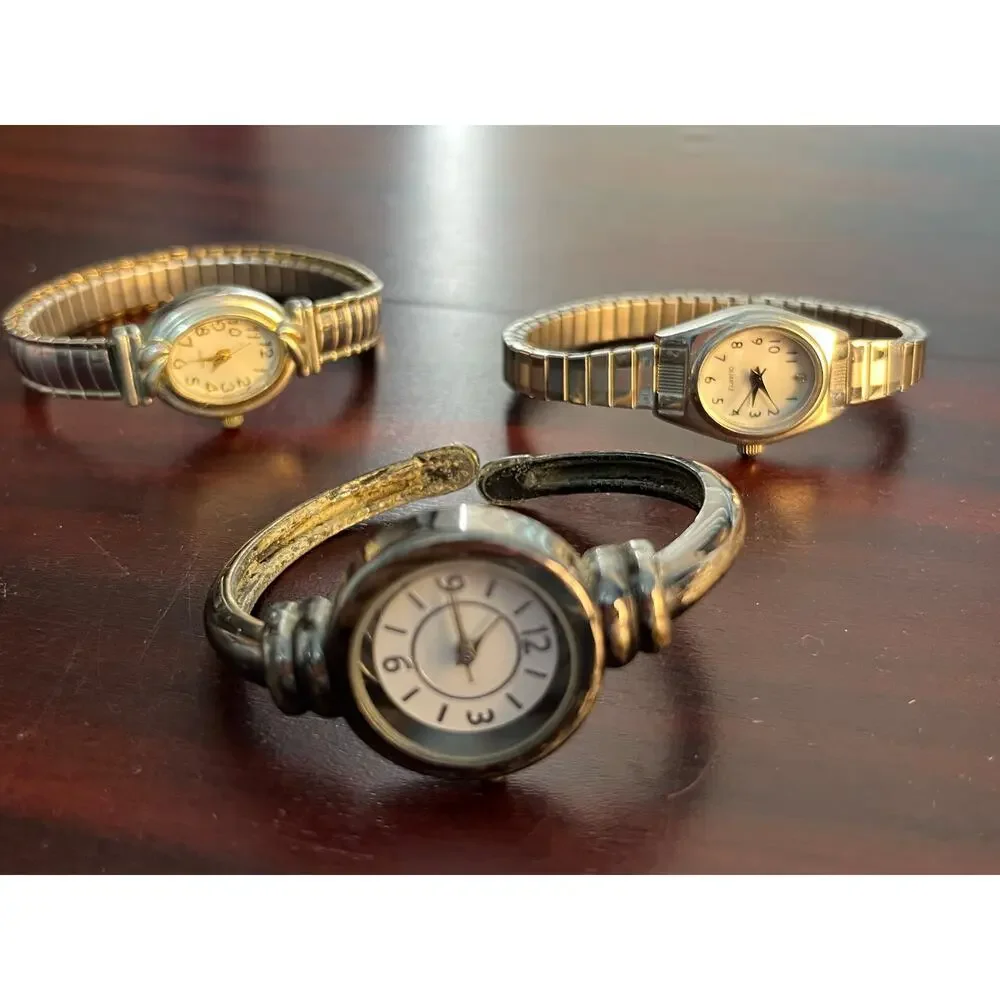 VTG Watch Lot of 10 Not Tested Gramercy Fiorlini LTD Collections White Stag